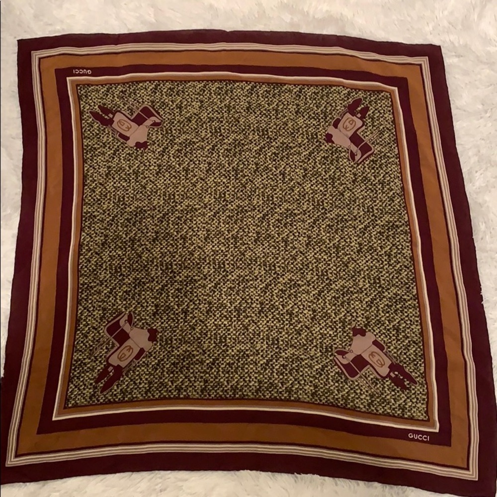 Gucci Chiffon scarf